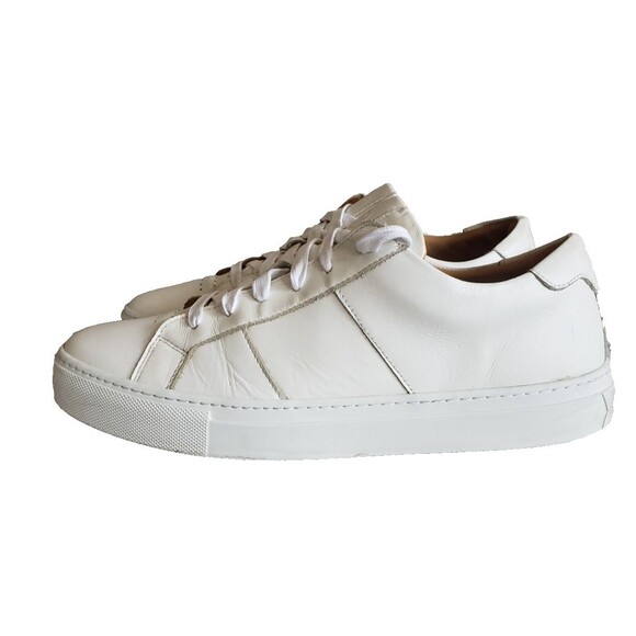 GREATS Brooklyn Shoes Mens Sz 9 Regent 2.0 Casual Low Top Sneakers White Leather main image 4